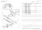 yanmar-c12r-b-excavator-rubber-crawler-carrier-parts-catalog-0cs10-m52300en-hydraulic-parts-45.webp Yanmar C12R-B, 2TE67L-FW3 exploded view diagram and parts list for the HST hydraulic transmission assembly.