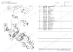 yanmar-c12r-crawler-carrier-parts-catalog-0cs10-m42701en-drivetrain-parts-24.webp Yanmar C12R, C12R (US), 2TNE68-EFW transmission case exploded view diagram and parts list with hardware references.