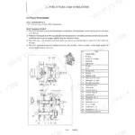 Yanmar C12R(EP) hydrostatic transmission exploded view diagram and parts list for power transmission system components.
