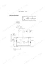 yanmar-c12r-ep-crawler-carrier-service-manual-131103-hydraulic-31.webp Yanmar C12R(EP) hydraulic circuit schematic with dump speed and relief pressure technical data table.
