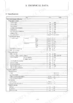 yanmar-c20r-crawler-carrier-service-manual-specs-5.webp Yanmar C20R, 3TNA72L series technical data table showing machine dimensions, traveling performance, and hydraulic specs.