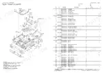 yanmar-c30r-us-yanmar-excavator-rubber-crawler-carrier-parts-catalog-0cs10-m47002en-chassis-parts-49-1.webp Yanmar C30R-US, 3TNV88-FFW exploded view of frame and bumper assembly with corresponding parts list and hardware.