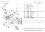 Yanmar C30RUS-2B, 3TNV88-BDFW exploded view diagram and parts list for the transmission case assembly.