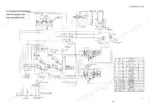 Yanmar C50R-3(R) hydraulic circuit diagram showing gear pump, travel motors, control valves, and component parts list.