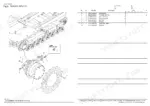 yanmar-c50r-3b-rubber-crawler-carrier-parts-catalog-0cs10-m56000en-drivetrain-parts-17.webp Yanmar C50R-3B travel device exploded view showing travel motor, sprocket, and hydraulic fittings parts list.