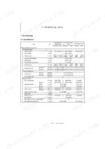 yanmar-c50r-5-crawler-carrier-service-manual-0bkc3-en0011-specs-28-1.webp Yanmar C50R-5, C50R-5 (YCEE) technical data table showing machine dimensions, weight, travel, and work performance specs.