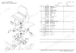 yanmar-cbl40-us-excavator-back-hoe-loader-parts-catalog-0cs10-m42301en-cab-parts-94.webp Yanmar CBL40(US) exploded view of seat and seat mount assembly with corresponding parts list table.