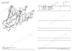 yanmar-cbl40-us-excavator-back-hoe-loader-parts-catalog-0cs10-m42301en-chassis-parts-89.webp Yanmar CBL40(US) exploded view diagram of the main chassis frame and parts list for labels and frame components.