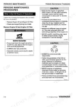 yanmar-ea2400-diesel-tractor-technical-manual-0btnv-u00300-procedures-98.webp Yanmar EA2400, 3TNV72-YUKS periodic maintenance procedures for initial 50-hour engine oil and filter change.