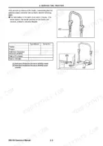 Yanmar EB3100 serial number identification table and ROPS component location diagrams.
