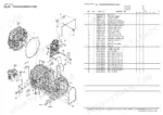 yanmar-ef227e-ef230e-ef233e-tractor-parts-catalog-0cnp4-g43700-drivetrain-parts-31.webp Yanmar EF227E, EF230E, EF233E transmission case exploded view diagram and parts list with reference numbers.