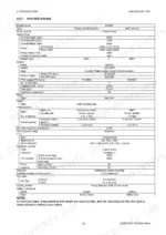 yanmar-eg907-tractor-technical-manual-eg907hmt-05-2008-edition-specs-33.webp Yanmar EG907, EG907HMT technical specifications table covering dimensions, engine, transmission, and hydraulic system data.