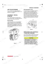 yanmar-l48n-l70n-l100n-industrial-engines-operation-manual-0aln0-g00100-fluid-capacities-29-1.webp Yanmar L48N, L70N, L100N operation manual showing recoil starter, decompression lever diagrams, and engine controls.