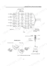 Yanmar LB446HB, LB446H, LB446HB/H electrical circuit diagram showing generator, lamps, fan motor, and connector pinouts.