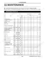 yanmar-lx410-lx450-lx490-compact-tractor-operator-manual-0a042-u00400-maintenance-103.webp Yanmar Lx410, Lx450, Lx490 maintenance check list table showing daily and periodic service intervals for tractor components.