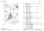 yanmar-s165r-1-skid-steer-loader-parts-catalog-0ck50-m00570en-engine-parts-33-1.webp Yanmar S165R-1, 4TNV98C-NMS2 engine parts diagram showing cooling system, alternator, and mounts with parts list.