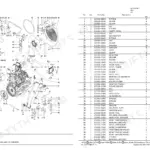 Yanmar S165R-1, 4TNV98C-NMS2 engine parts diagram showing cooling system, alternator, and mounts with parts list.