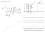 yanmar-s270v-1-skid-steer-loader-parts-catalog-0ck50-m00100en-boom-parts-24.webp Yanmar S270V-1 exploded view diagram and parts list for the main loader lift arm assembly with numbered components.