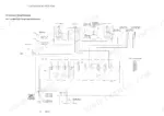 yanmar-sv08-1-excavator-service-manual-4460106-hydraulic-100.webp Yanmar SV08-1 hydraulic circuit schematic showing control valve, pump, motors, cylinders, and valve set pressure table.