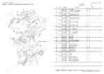 yanmar-sv08-1-to-ex-crawler-back-hoe-parts-catalog-0ck10-m40502en-chassis-parts-38.webp Yanmar SV08-1 (JP), SV08-1 (EX), 2TE67L-BV exploded view diagram and parts list for the track frame variable leg.