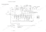 yanmar-sv08-1a-excavator-service-manual-0bkb2-g08101-hydraulic-112.webp Yanmar SV08-1A hydraulic circuit schematic showing control valve, pump, motors, cylinders, and valve set pressure table.