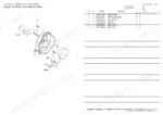 yanmar-sv08-1b-excavator-crawler-back-hoe-parts-catalog-0ck50-m00230en-hydraulic-parts-61.webp Yanmar SV08-1B hydraulic pump mount exploded view diagram and parts list with bolts, nuts, and coupling components.