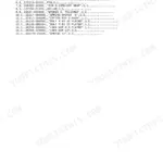 Yanmar SV08 parts list for accelerator cable, lever, plate, arm, grip, and associated hardware components.