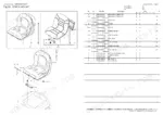 yanmar-sv08-to-ex-crawler-back-hoe-parts-catalog-0ck10-m37402en-cab-parts-41.webp Yanmar SV08 (JP), SV08 (EX), SV08, 2TNE68-EBVA exploded view diagram and parts list for operator seat and mount.