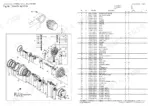 yanmar-sv08-to-ex-crawler-back-hoe-parts-catalog-0ck10-m37402en-drivetrain-parts-51.webp Yanmar SV08 (JP), SV08 (EX), SV08, 2TNE68-EBVA travel motor exploded view diagram and parts list table.