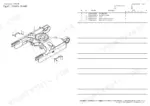 yanmar-sv100-2a-excavator-crawler-back-hoe-parts-catalog-0ck50-m00650en-chassis-parts-61.webp Yanmar SV100-2A travel frame exploded view diagram showing frame assembly, steps, and mounting bolts with parts list.