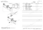 yanmar-sv100-2b-excavator-crawler-back-hoe-parts-catalog-0cs10-m59900en-chassis-parts-53.webp Yanmar SV100-2B exploded view diagram and parts list for the idler and adjuster assembly components.