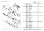 yanmar-sv100-2b-excavator-crawler-back-hoe-parts-catalog-0cs10-m59900en-hydraulic-parts-109.webp Yanmar SV100-2B hydraulic oil pump exploded view diagram and parts list with component reference numbers.