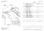 yanmar-sv100-crawler-back-hoe-excavator-parts-catalog-0cs10-m45602en-boom-parts-116.webp Yanmar SV100, 4TNV98T-SBV exploded view parts diagram and list for boom assembly, pins, bushings, and cylinders.