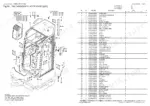 yanmar-sv100-crawler-back-hoe-excavator-parts-catalog-0cs10-m45602en-cab-parts-123.webp Yanmar SV100, 4TNV98T-SBV exploded view diagram and parts list for the cabin body and accessory assembly.