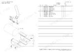 yanmar-sv100-crawler-back-hoe-excavator-parts-catalog-0cs10-m45602en-engine-parts-14.webp Yanmar SV100, 4TNV98T-SBV muffler exploded view diagram and parts list including exhaust pipe, insulators, and hardware.