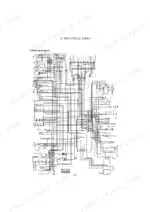 yanmar-sv18-excavator-service-manual-mmb25enma00100-wiring-36.webp Yanmar SV18 service manual technical data page showing the complete electrical system wiring diagram.