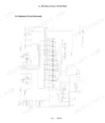 yanmar-sv20-excavator-service-manual-hydraulic-102.webp Yanmar SV20 hydraulic circuit schematic showing pump, control valves, cylinders, and oil cooler system connections.