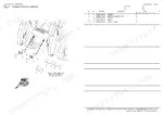 yanmar-t175-1-compact-track-loader-parts-catalog-0ck50-m00110en-chassis-parts-27.webp Yanmar T175-1 exploded view of front chassis frame, cylinder stop blocks, shims, and belly pan access cover plates.
