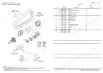 yanmar-t175-1-compact-track-loader-parts-catalog-0ck50-m00110en-drivetrain-parts-45.webp Yanmar T175-1 track assembly exploded view diagram and parts list including tension cylinders, idlers, and drive motors.