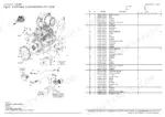 yanmar-t175-1-compact-track-loader-parts-catalog-0ck50-m00110en-engine-parts-38.webp Yanmar T175-1 exploded view of engine external components, left side, with parts list for dipstick, mounts, and oil filter.