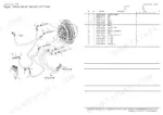 yanmar-t210-compact-track-loader-parts-catalog-0cs10-m57000en-parts-list-6.webp Yanmar T210 parts list diagram for the left side track drive circuit, showing hoses, fittings, and drive motor components.
