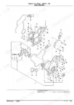 yanmar-tb016-3tnv70-stb-engine-parts-catalog-y00d8560-drivetrain-parts-8.webp Yanmar 3TNV70-STB gear housing exploded view diagram.