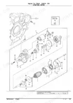 yanmar-tb016-3tnv70-stb-engine-parts-catalog-y00d8560-electrical-parts-34.webp Yanmar 3TNV70-STB exploded view of starting motor components.