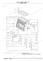 yanmar-tb016-3tnv70-stb-engine-parts-catalog-y00d8560-engine-parts-6.webp Yanmar TB016, 3TNV70-STB exploded view of engine cylinder block, main bearings, and crankshaft caps assembly.