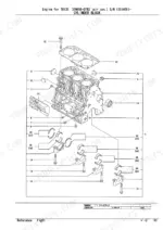 yanmar-tb135-3tnv88-qtb2-engine-parts-catalog-yoof2161-engine-parts-5.webp Yanmar TB135 3TNV88-QTB2, TB135, 3TNV88-QTB2 exploded view diagram of the engine cylinder block and main bearings.