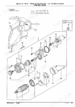 yanmar-tb135-to-3tnv88-qtb2-engine-parts-catalog-electrical-parts-40.webp Yanmar TB135, 3TNE88-TB, 3TNE88-TB1, 3TNE88-ETB, 3TNE88-ETB1, 3TNV88-QTB, 3TNV88-QTB1, 3TNV88-QTB2, TB1, ETB, ETB1 exploded view of starting motor components.