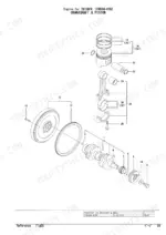 yanmar-tb138fr-3tnv88-xtbz-engine-parts-catalog-yoof2161-drivetrain-parts-18.webp Yanmar TB138FR, 3TNV88-XTBZ exploded view of engine crankshaft, piston, connecting rod, and flywheel assembly.