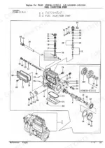 yanmar-tb145-to-qtb1-engine-parts-catalog-hydraulic-parts-24.webp Yanmar 4TNE88 engine parts catalog — fuel injection pump assembly exploded view