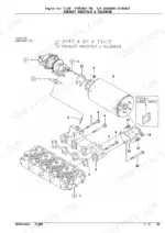 yanmar-tl150-to-4tnv106t-xtbl1-engine-parts-catalog-exhaust-manifold-parts-14.webp Yanmar TL150, 4TNE106T-TBL, 4TNV106T-XTBL, 4TNV106T-XTBL1 exploded view diagram of exhaust manifold and silencer components.