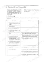 yanmar-tne-to-series-industrial-diesel-engine-service-manual-m9961-02e050-procedures-75.webp Yanmar TNE series, TNV series engine disassembly procedure table for turbocharger, fuel system, and valve components.